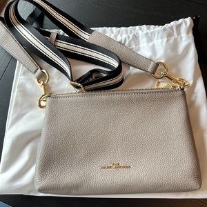The Marc Jacobs swiftly crossbody, cement color; very gently used.